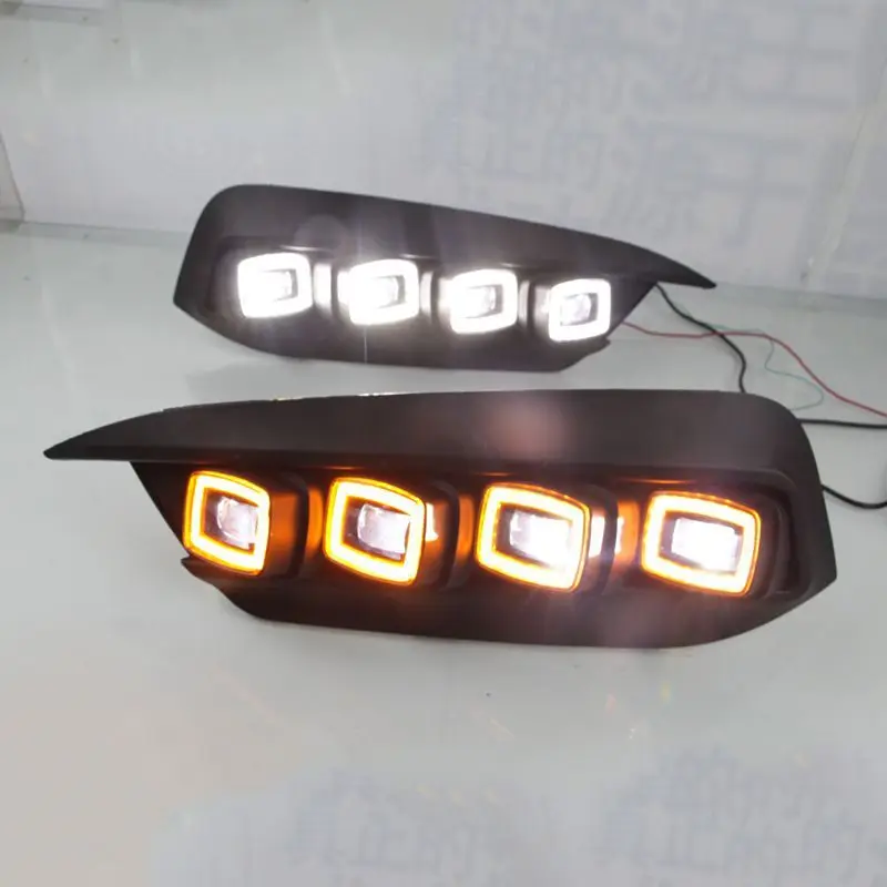 

SAAR подходит для Honda Civic 2016-2018 дневных ходовых огней в стиле Bugatti, модификация указателя поворота