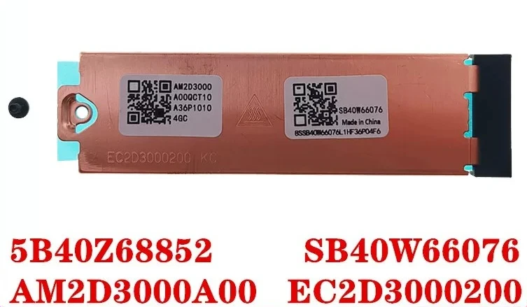 DD--For Lenovo ThinkPad T14s Gen 3 (21BR 21BS) SSD Solid State Drive Heat Sink Cooling Bracket 5B40Z68852 SB40W66076~~
