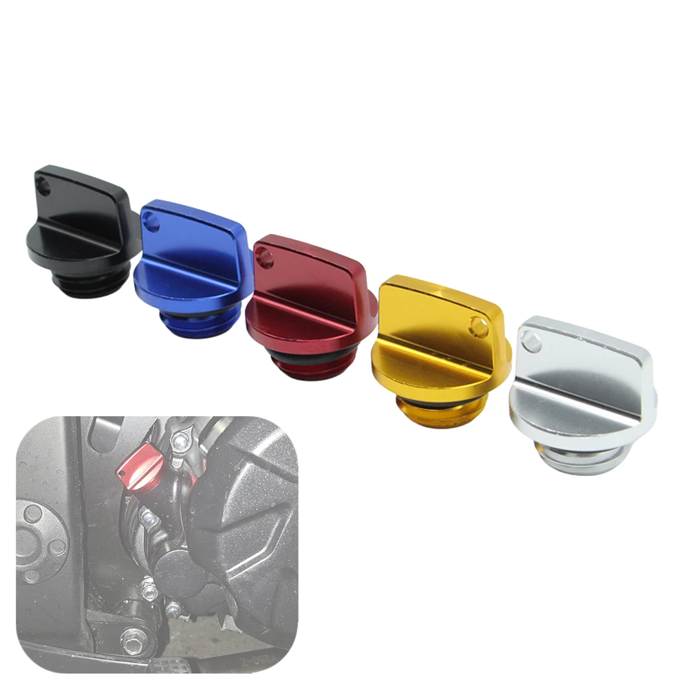 

Motorcycle ATV Crankcase Cap M20*2.5 CNC Engine Oil Filler Screw Cover Plug For Yamaha Honda Suzuki Kawasaki Universal Parts