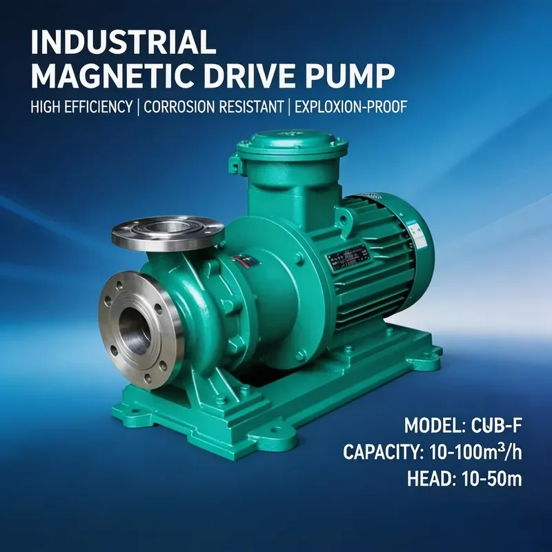 2026 CQB Pharmaceutical Industry Stainless Steel Magnetic Drive Low Pressure Chemical Pump OEM