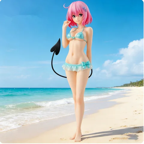 Anime To Love-Ru Darkness Momo Belia Deviluke Swimsuit Ver. PVC Action Figure Game Statue Collectible Model Kids Toys Doll Gifts