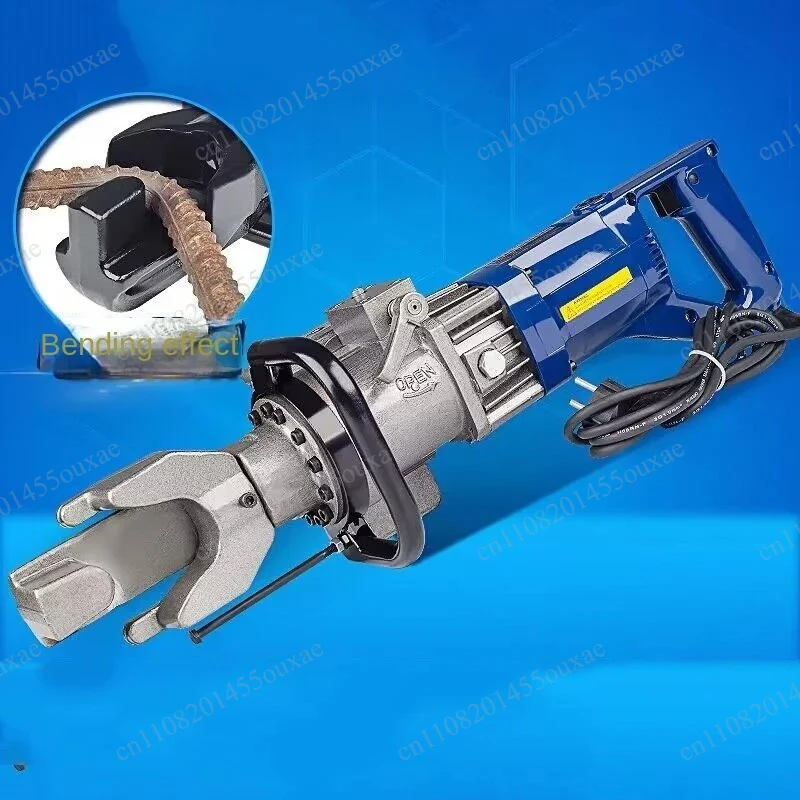 HRB-16 Electric Rebar Bender 16mm Portable Hydraulic Steel Bar Bending Equipment