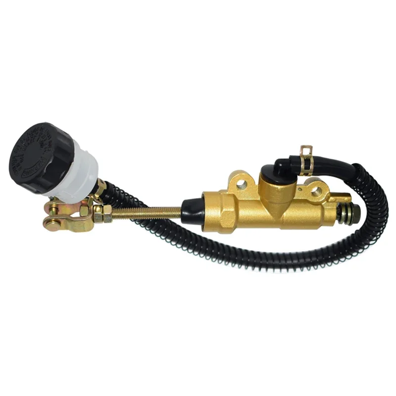 10MM Motorcycle Rear Brake Master Cylinder Pump for Honda CR80 CR85 CR125 CR250 CR500 87-07 Motorcycle ATV Dirt Pit Bike