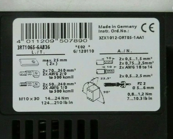

Brand new 3RT1065-6AP36 3RT1456-6AF36 3RT1456-6AQ36 3RT1456-6AM36 3RT1065-6AB36 3RT1055-6AB36 Fast delivery