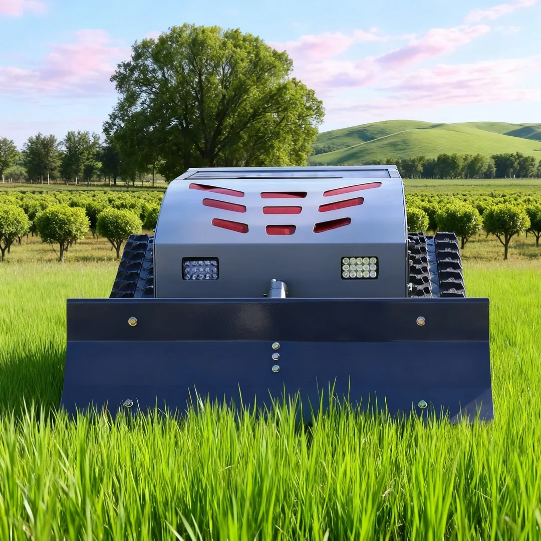 

Customized Small Remote Control Robot Lawn Mower CE EPA Certified High Power Engine with Free Snow Shovel Accessory