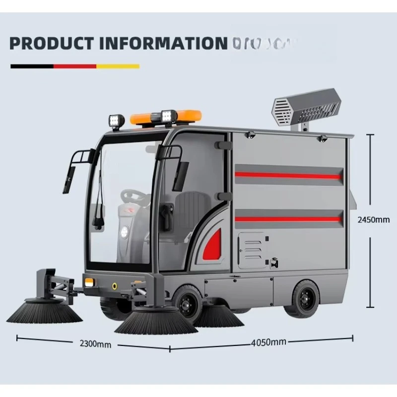 One-click Intelligent Driving Control Floor Sweeper, Long Service Life Energy-saving Electric Cleaning Equipment