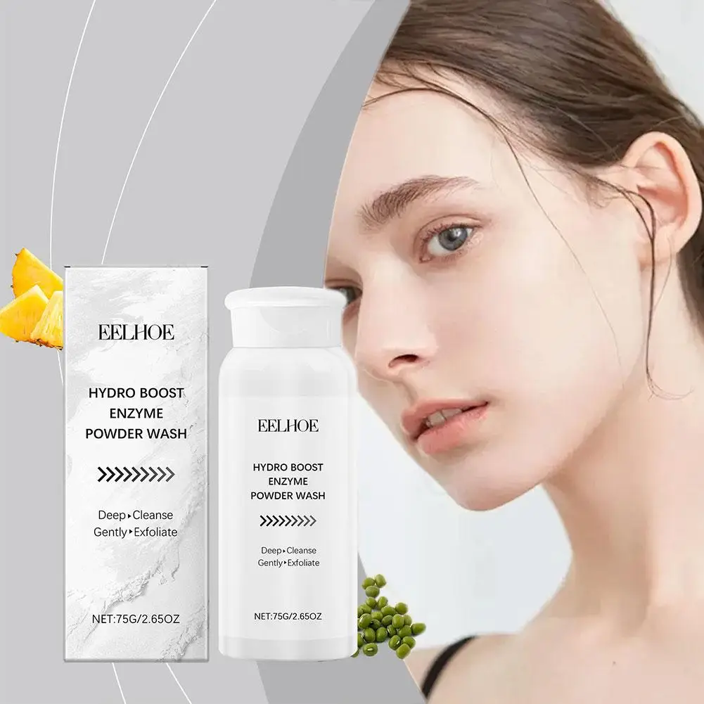 

Enzyme Face Powder Wash Skin Oil Control Clean Facial Remove Enzyme Cleanses Pores Face Blackheads Flour Pimples Refreshed F6N0