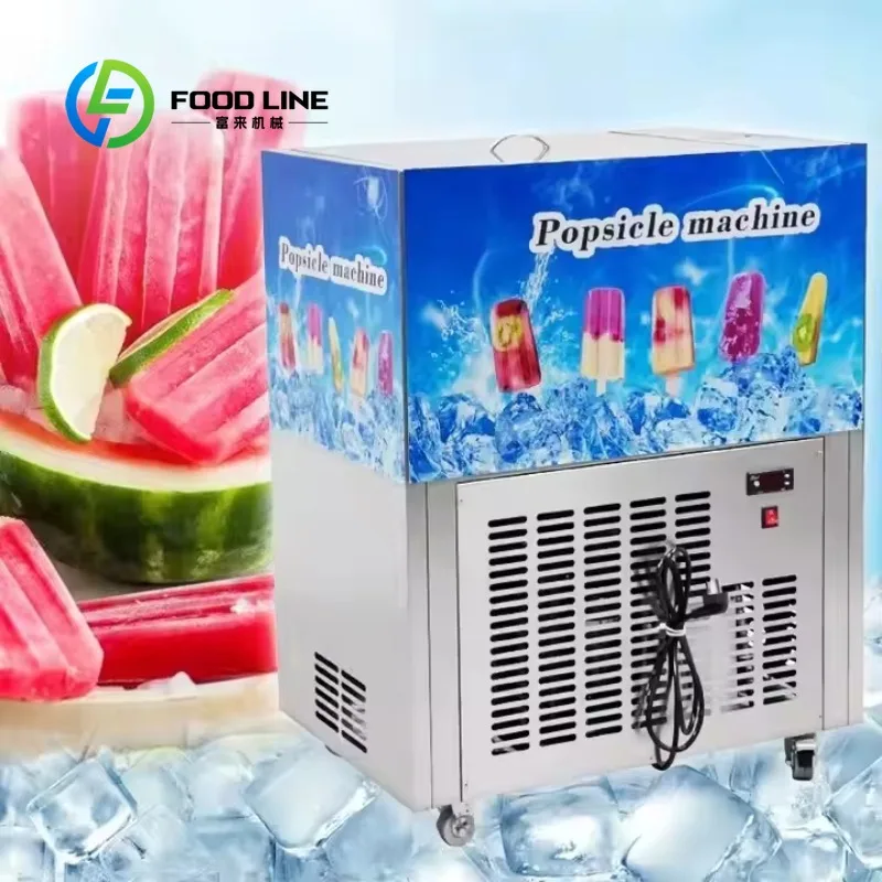 Customize Commercial Ice Cream Popsicle Making Machine Stainless Steel Popsicle Molding Maker Yogurt Fruit Popsicle Molds