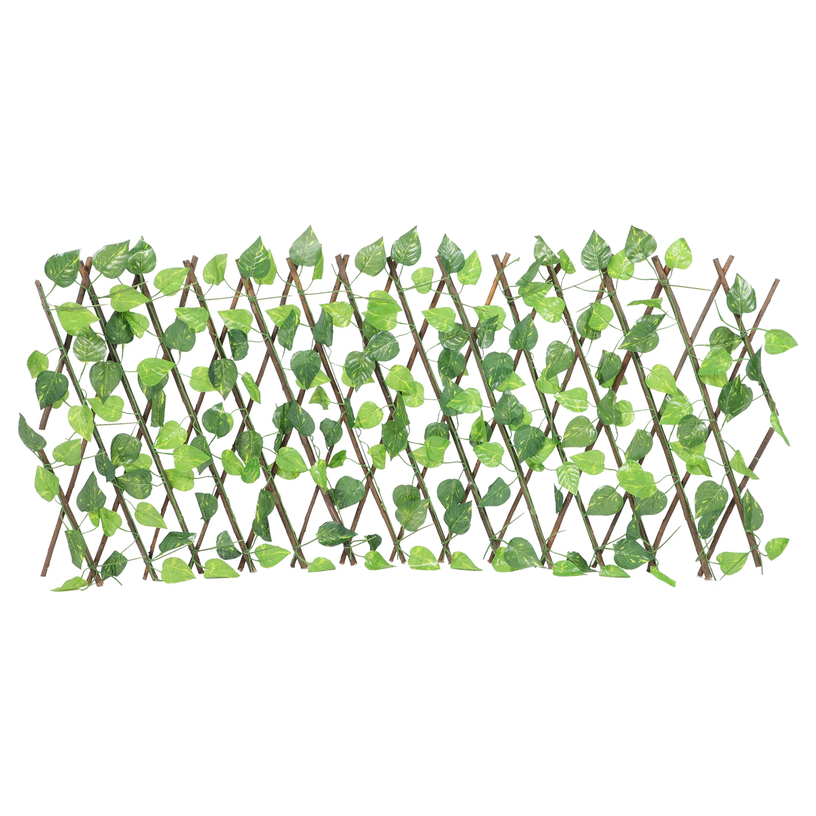 Cerca verde artificial decorativa painéis de sebe plástico quintal jardim stretchable cerca tela varanda folha videiras grade nament