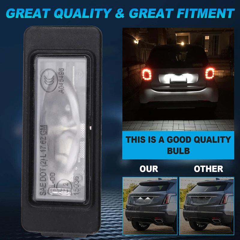 New_2 個車のナンバープレートライトナンバープレートキャデラック用