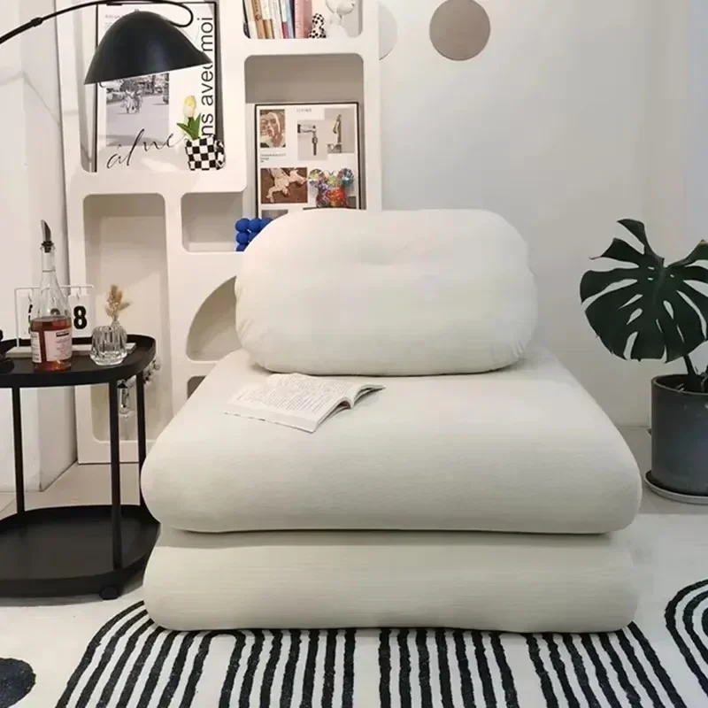 

Sponge Lint Folding Living Room Single Sofas Comfortable Modern Lazy Sofas Easy Washed Detachable Lounge Home Furnitures