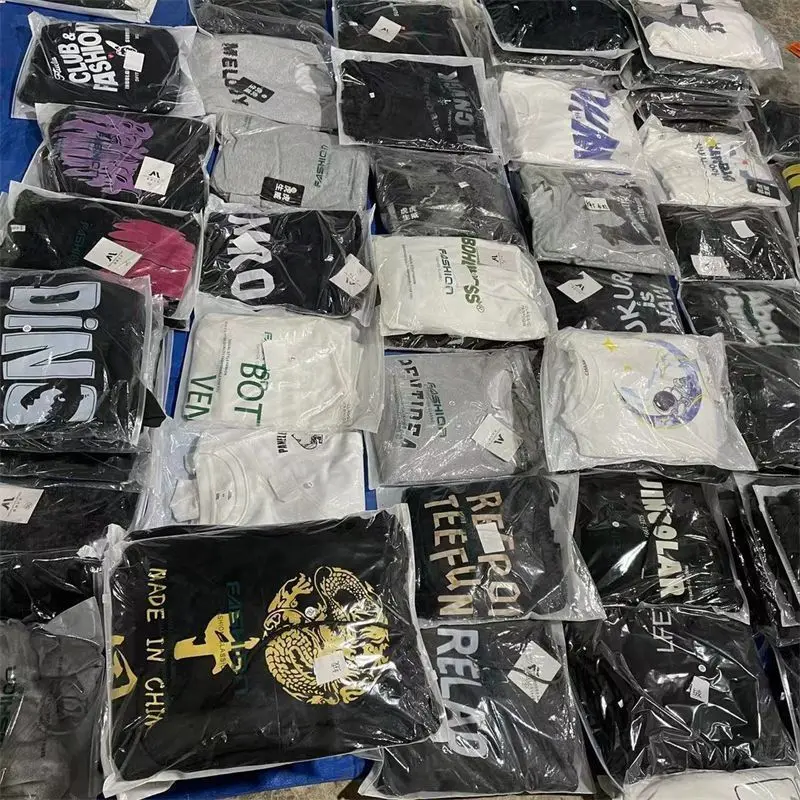 Summer Short Sleeve T-shirt Overstock Random Delivery Bargain Clearance Assorted Casual Tees Mixed Batch No Specific Brand Flash