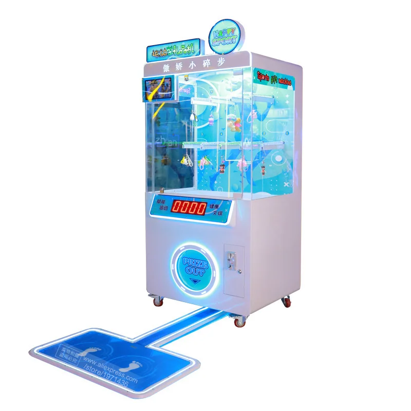 

Adult Kids Stepping Run Dance Sport Prize Gift Doll Toy Vending Machine Game Hall Amusement Center Coin Operated Arcade Machine