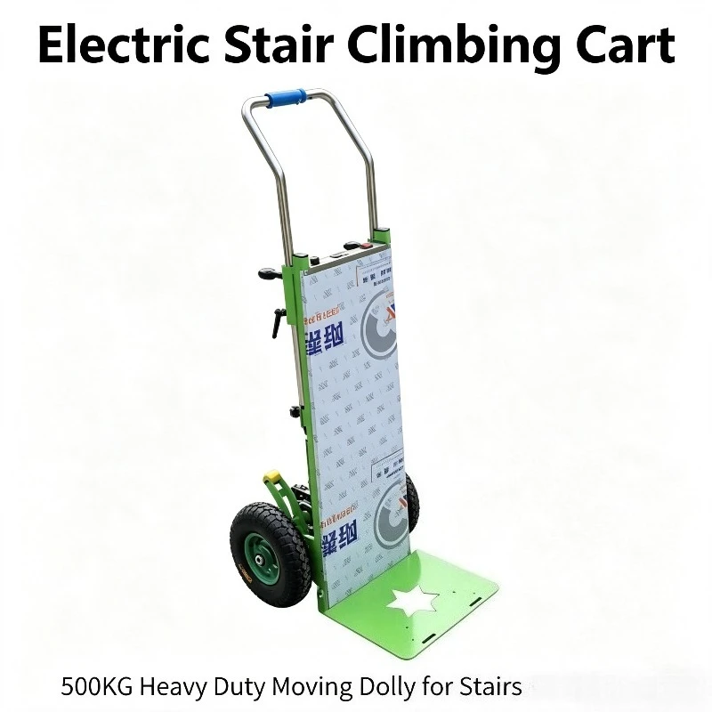 250KG Electric Stair Climber Hand Truck，with Mobile Tool Stair Climbing Cart Tracked Transporter Climb Cart Trolley