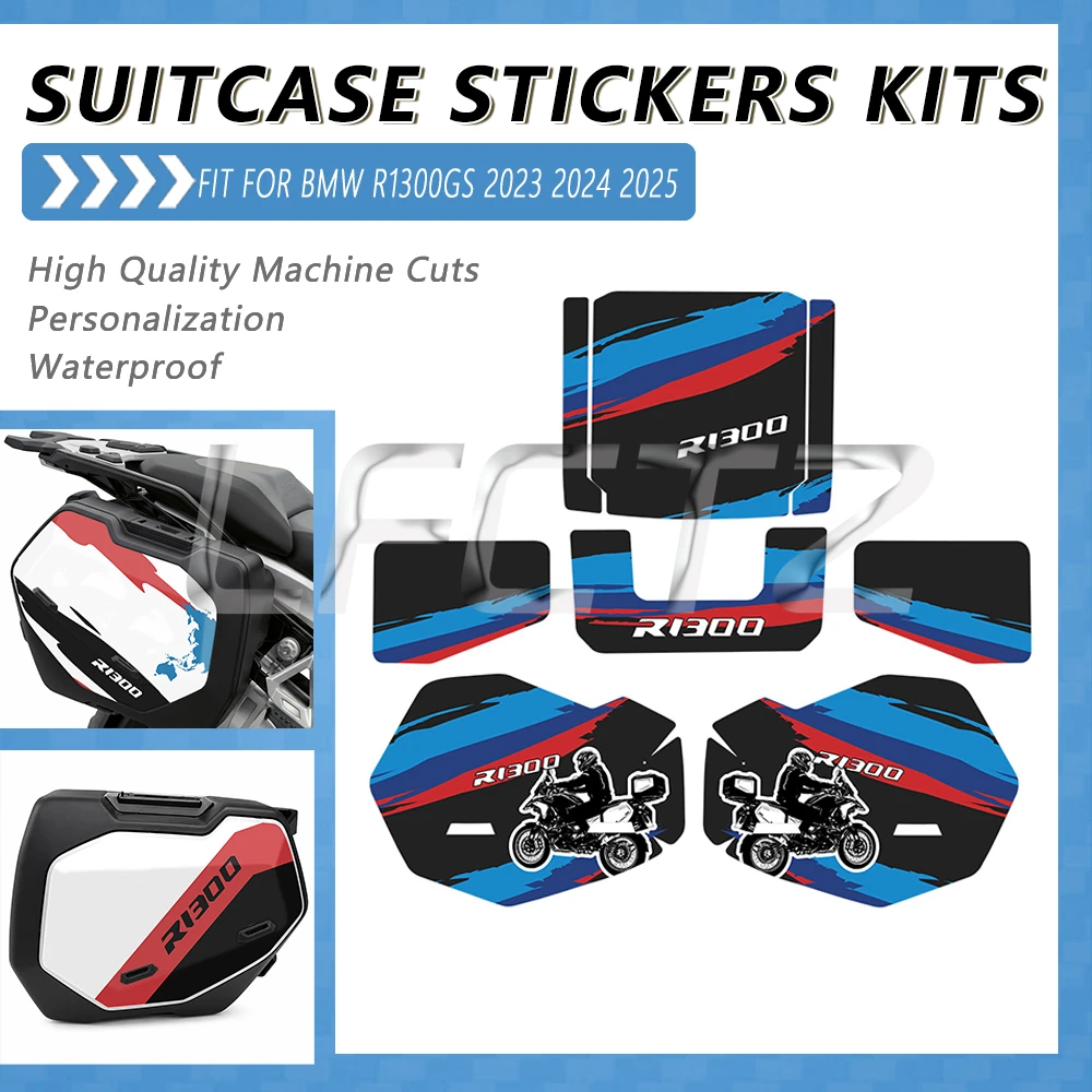 Fit for R 1300 GS GS1300 R1300GS 2024 2025 Motorcycle VARIO Luggage Stickers Kit Side Case Top Box Decoration Sticker Decals