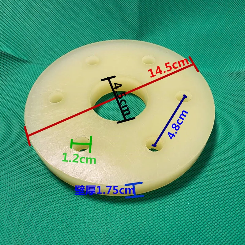 Imagem -06 - Disco à Prova de Choque de Borracha da Almofada de 5.8 Polegada 145 para o Moedor de Piso do Diamante Placa de mm para Conectar com 12 Cabeças de Moagem de Aço Disco