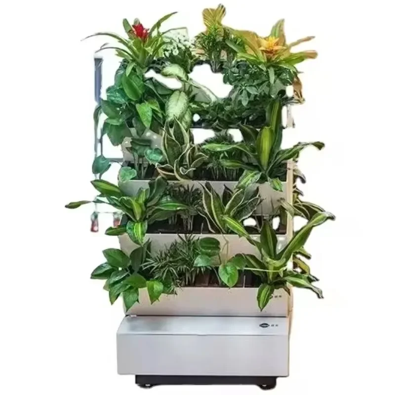 New Large Intelligent Vertical Hydroponic Garden System Agricultural Plastic Shed with PC Sheet Cover Vegetables Flowers