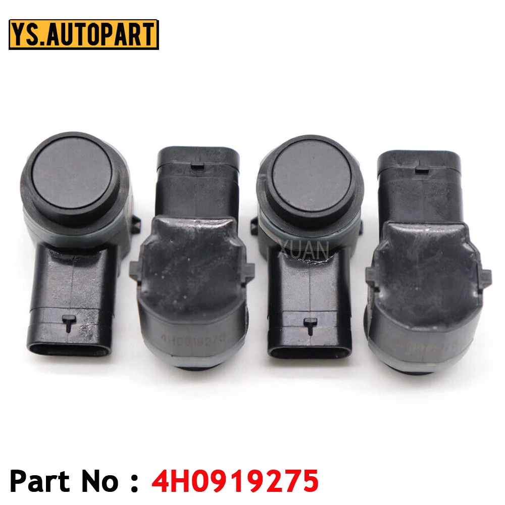 4шт автомобильный датчик парковки PDC 4H 0919275   Для Volkswagen Passat Golf Audi A4 S4 Q3 Seat Alhambra Altea Skoda Superb 3C 0919275 С