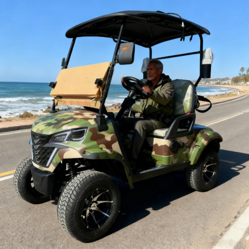 عربة جولف رائعة عالية السرعة 4WD 72V 63km/h، ألوان وأنماط متعددة 2025 عربة جولف موديل جديد #5