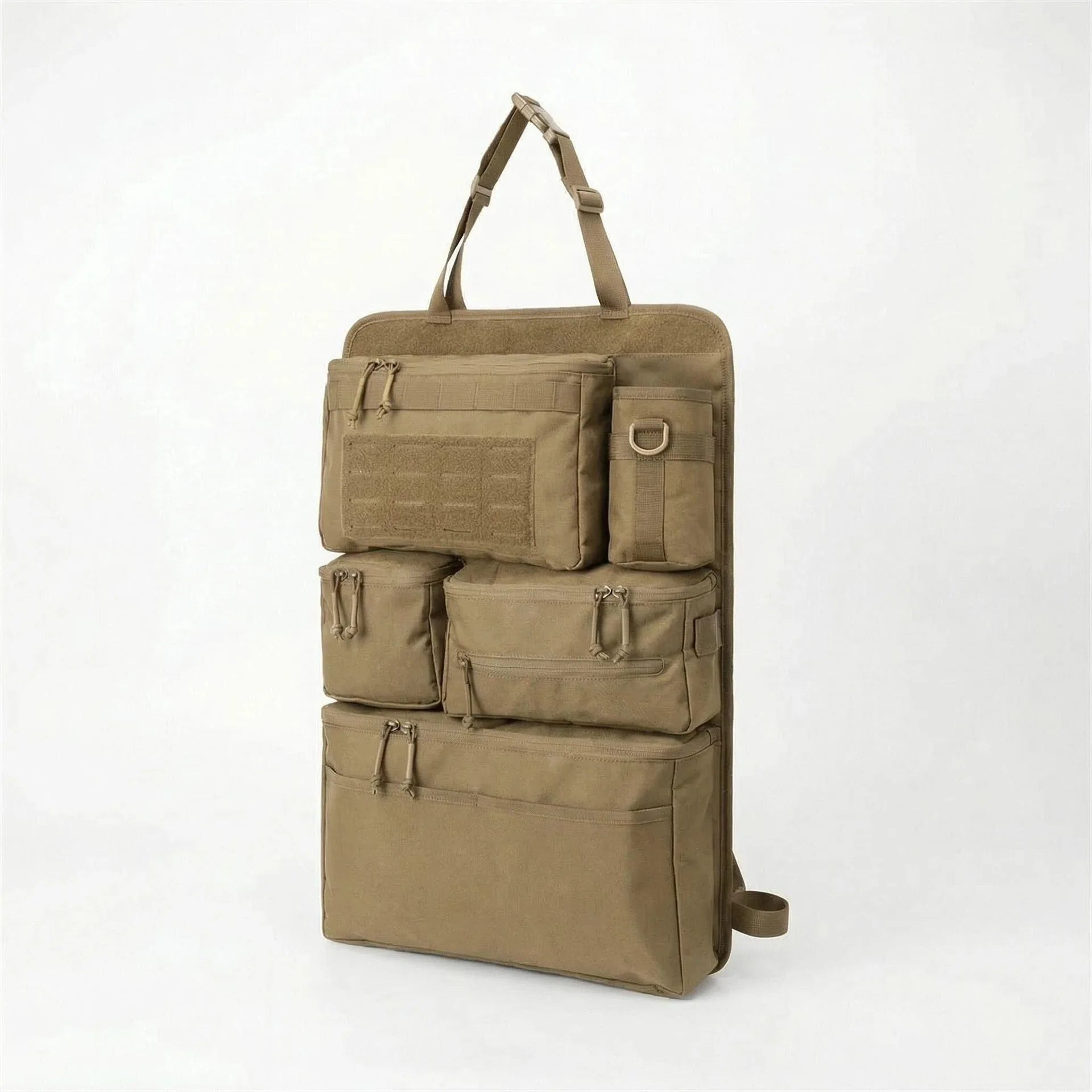 Multifunktionale taktische Gepäckorganizer-Tasche, hängende Rücksitz-Autotasche für Reisen und Roadtrips – Detail 8