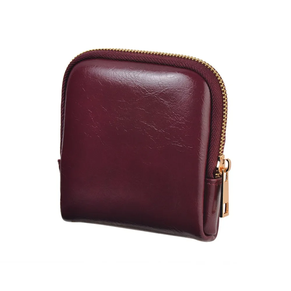 

PU Jewelry Storage Bag Multi-Layered Velvet Lining Zipper Jewelry Bag Elegant Anti-friction Women's Wallet Home Storage