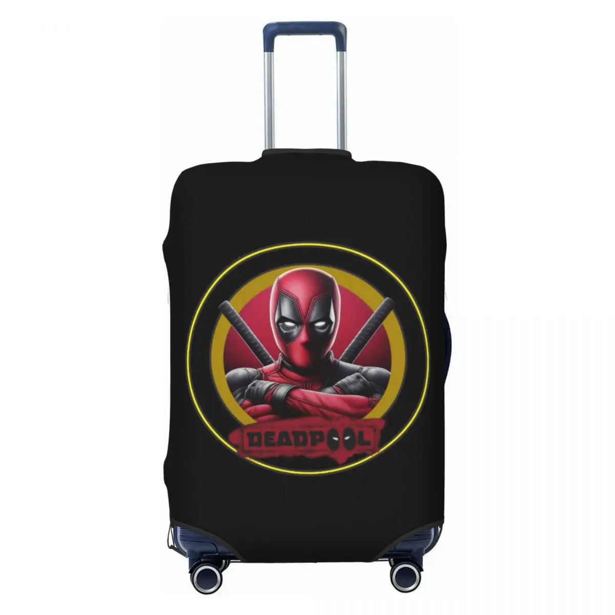 

Чехол для чемодана Custom D-Deadpool Movie Travel Luggage Cover, моющийся, защитный, подходит для чемоданов 18-32 дюймов