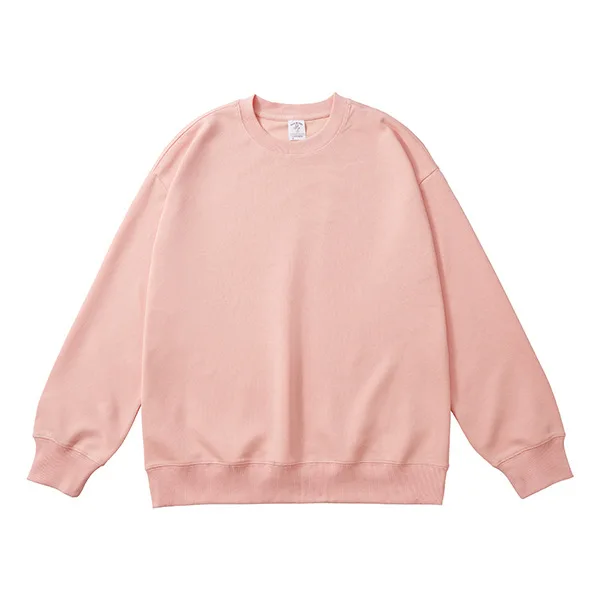 $10.69  66%OFF | Oversize Sweatshirt Women Basic Cotton Tops Boyfriend Pink Loose Streetwear Vintage Pullover Women White Sweats