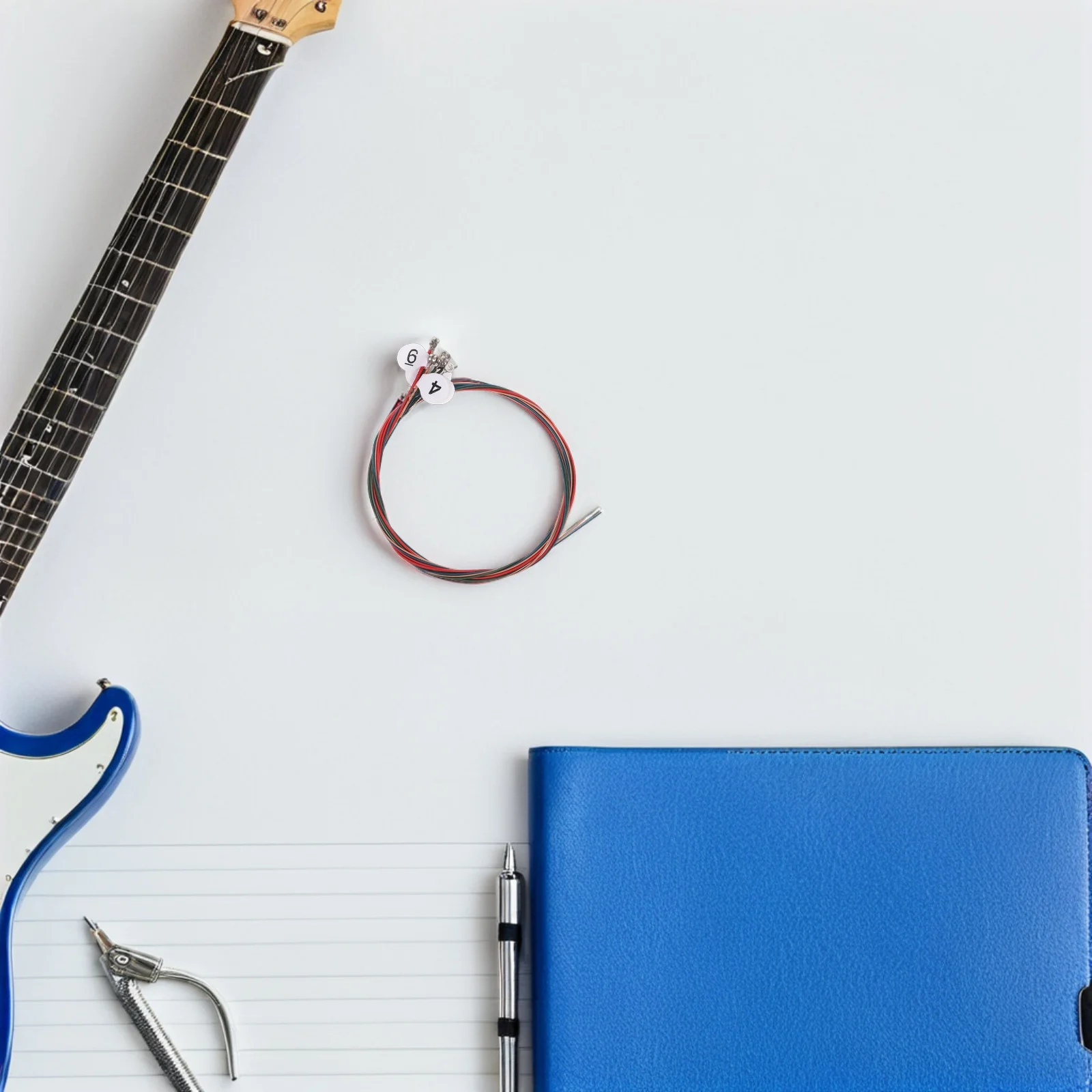 

2 Sets Colorful Guitar Strings Acoustic Kit Brass Accessories Classical Parts and Steel Wire