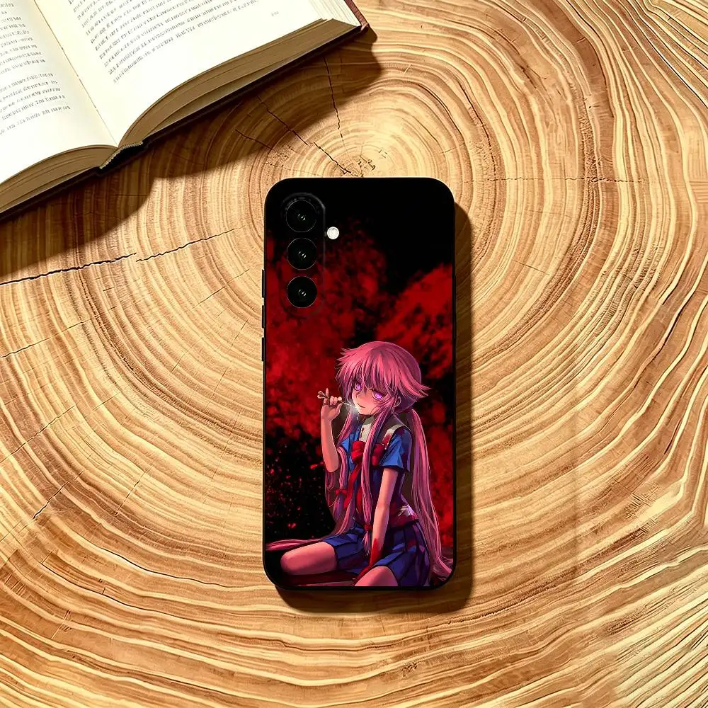 Anime Y-Yuno G-Gasai Phone Case Soft black For Samsung Galaxy A73,A72,A71,A70,A53,A52,A51