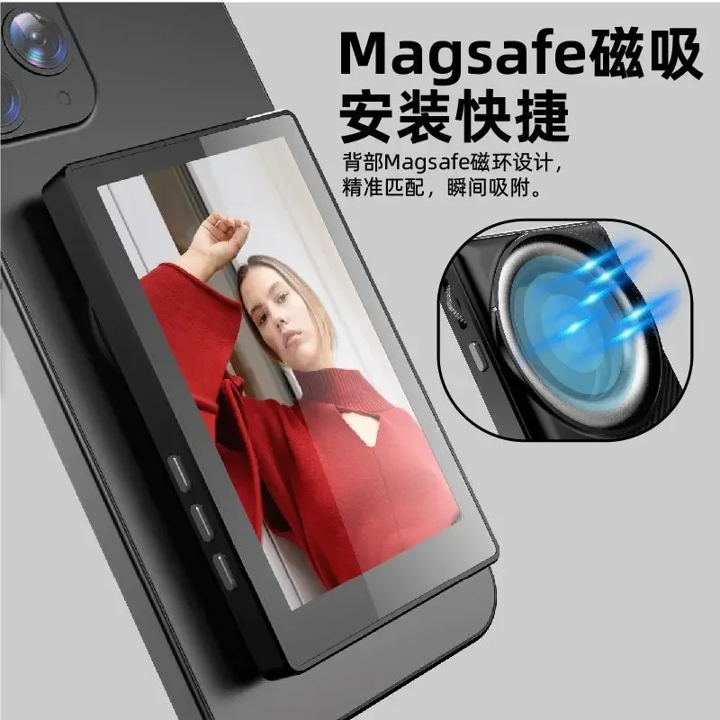 Focusing mobile phone selfie display, rear selfie travel photo same screen device