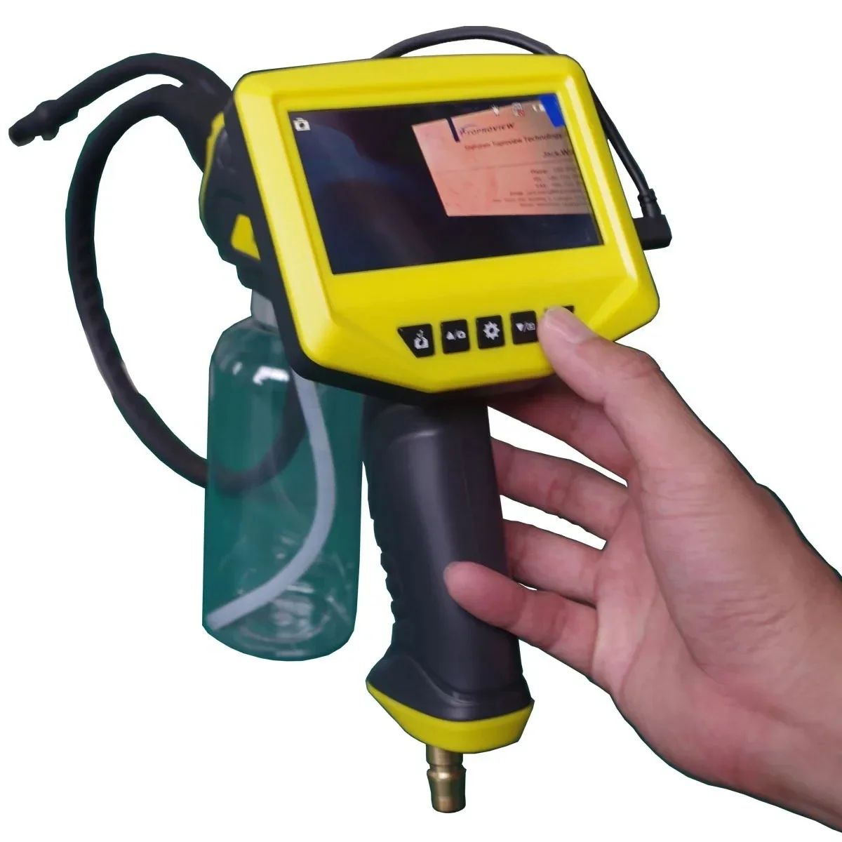 Side View Side Spray 1MP 4.3 Inch Take Photo and Video Detachable Screen IP67 Waterproof Car Washing