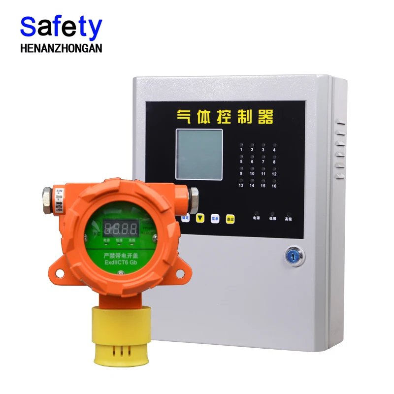 Upgradeaddressable fire alarm control panel gas control panel industry combustible and toxic gas detector 16 zone alarm