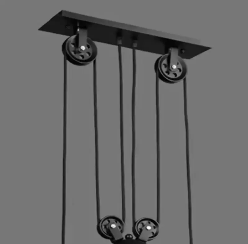 Vintage 3 Head Iron Pendant Lamps American Bar Pendant Lights Coffee House Indoor Lighting Cord Wire E27 Lamp Holder 110-240V