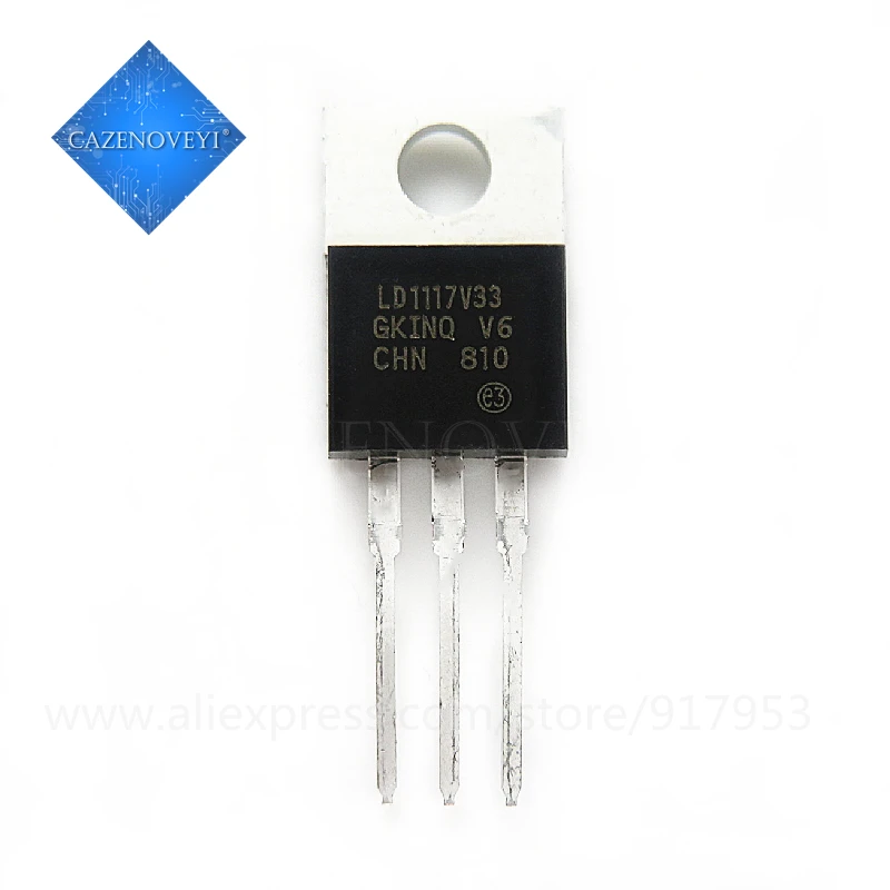 

10 шт./партия, регуляторы напряжения LD1117AV33 LD1117V33 LD1117 LDO 3,3 В 220 А