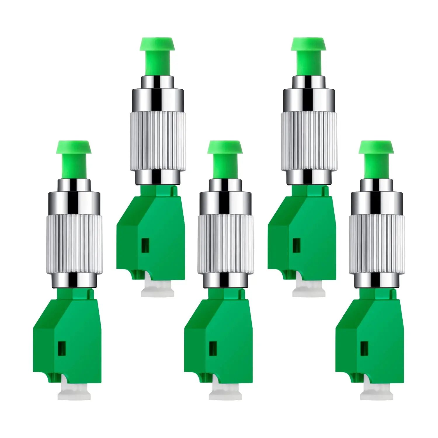 

Visual Fault Locator Fiber Adapter, Fiber Optic Connector, Single Mode 9/125um FC/APC Male to LC/APC Female Hybrid Optical Fiber