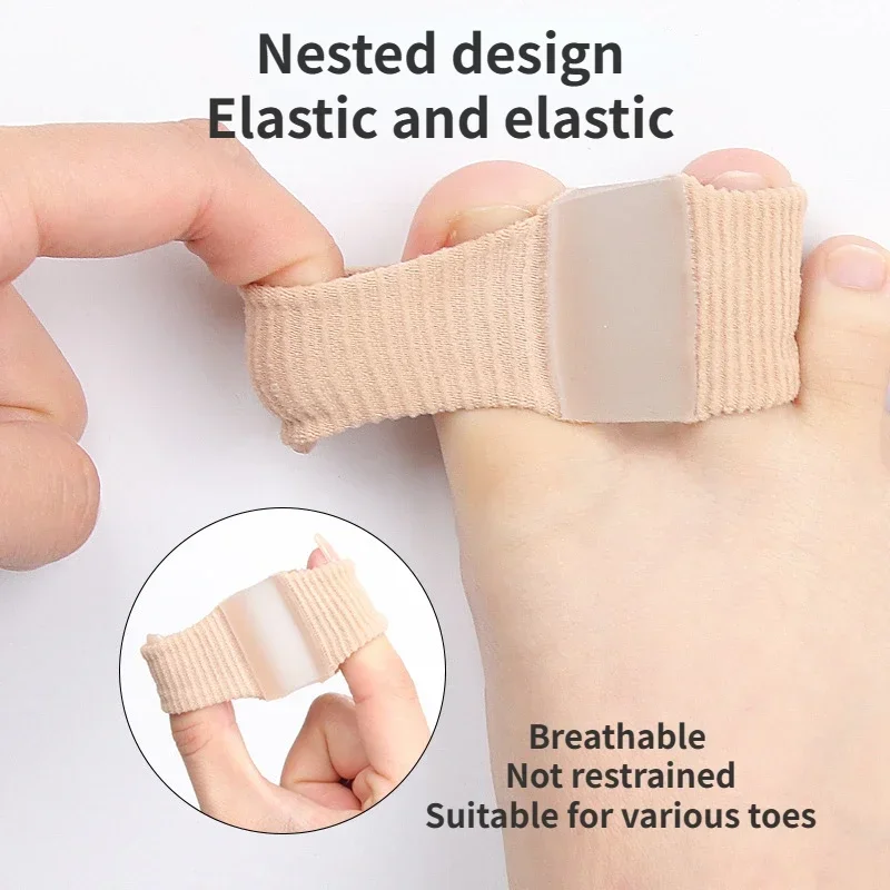 Silicone Toe Spreader Separator Bunion Hallux Valgus Corrector Thumb Finger Correction Straightener Foot Care Tool