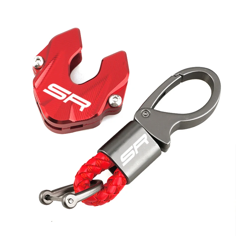 Motorcycle Accessories For CFMOTO MY22 250SR 450SR 675SR 675SR-R 675 250 450 SR  Embroidery Keychain Keyring Key Cover Shell Cap