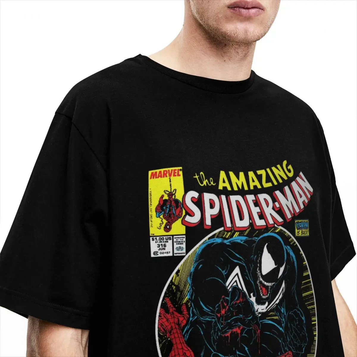 Spider-Man Comic Men Women T Shirt Spiderman Merch Awesome Tee Shirt T-Shirt 100% Cotton Birthday Gift Tops