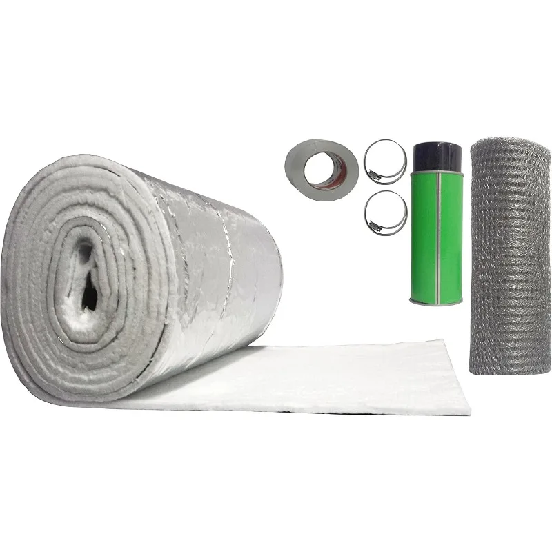 Chimney Liner Insulation Blanket Kit, 3 to 6 Inch Diameter x 15 Feet