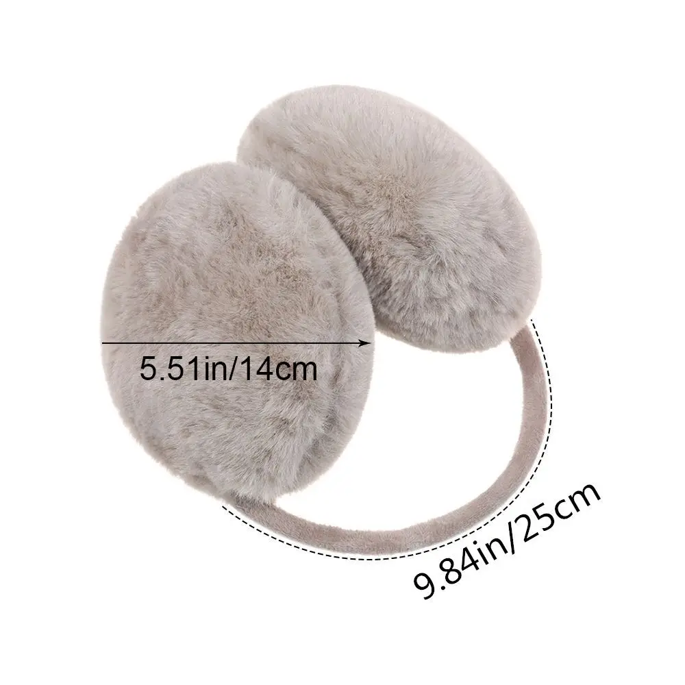 Winter Warm Ear Muffs Fluffy Cozy Plush Thicken Warm Earmuffs Outdoor Casual Soft Ear Protection Ear Muffs Men Women Earflaps