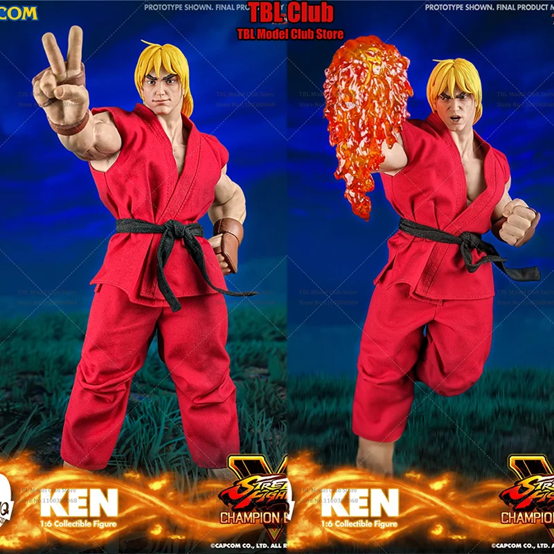 Iconiq Studio Capcom IQGS-04 масштаб 1/6 Ken Masters японская классическая уличная боевая игра 12-дюймовый полный набор фигурка солдата