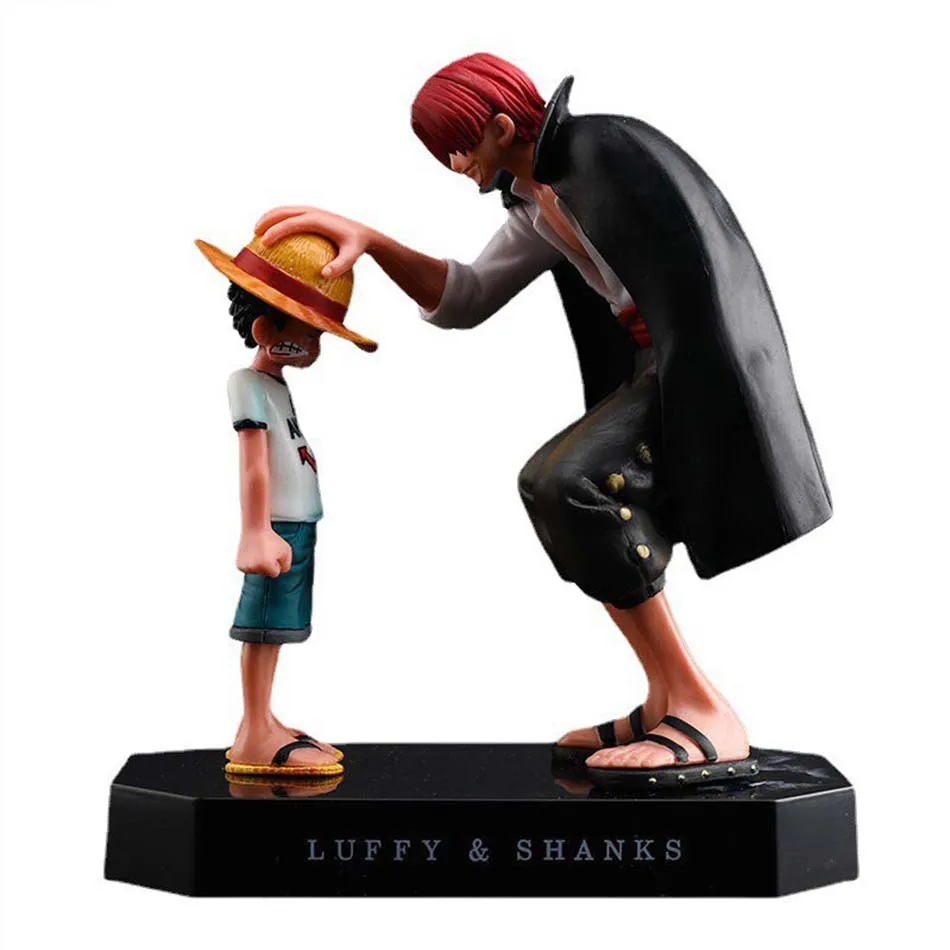 18 cm Anime Figuur Een Stuk Luffy Vier Keizers Shanks Strohoed Luffy Action Figure Monkey D Luffy Collection Model pop Speelgoed