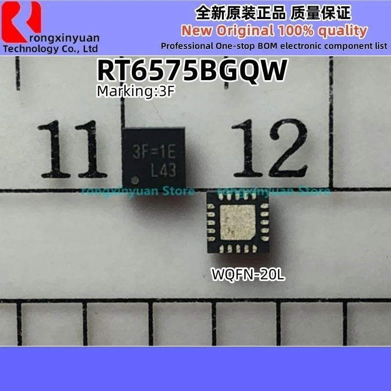 RT8816BGQW RT8816AGQW RT8816 RT8532GQW RT8532 RT8207PGQW RT8207 RT6576DGQW RT6576 RT6575BGQW RT6575B RT6575 piezas, nuevo, 5 WQFN-20L