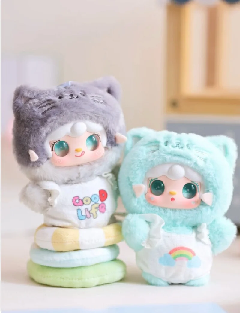 Echte voorraad Yooki Meow Summer Party Series Mystery Box Yooki Gourmet Restaurant Series Blind Box Hanger Schattige poppen Speelgoed Geschenken