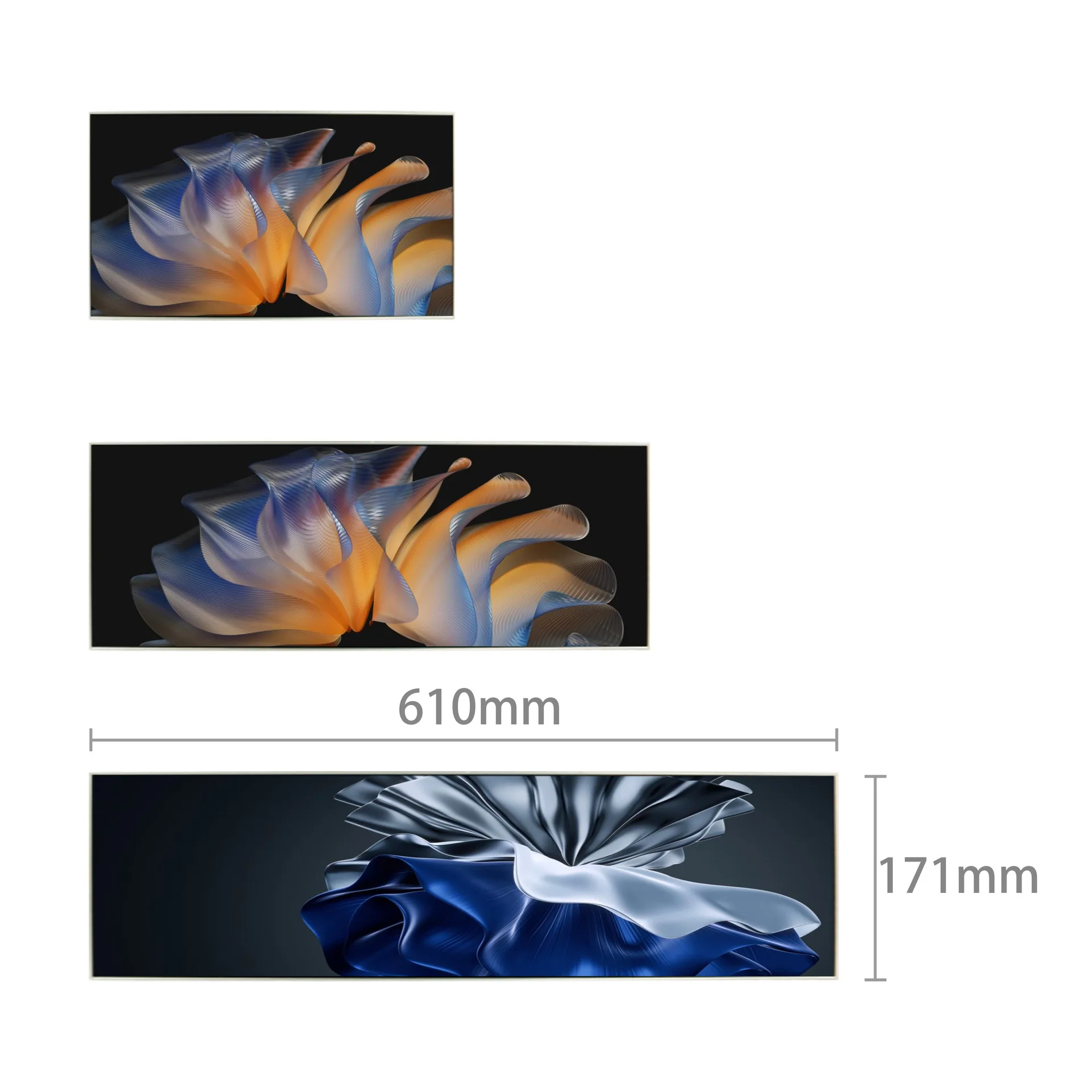 Bar led display creative cob screen scrolling full color walking characters