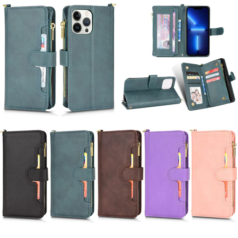 Genuine Leather Wallet Case For ASUS ROG Phone 5 Zenfone 7 8 PRO ZS671KS ZS590KS Cover