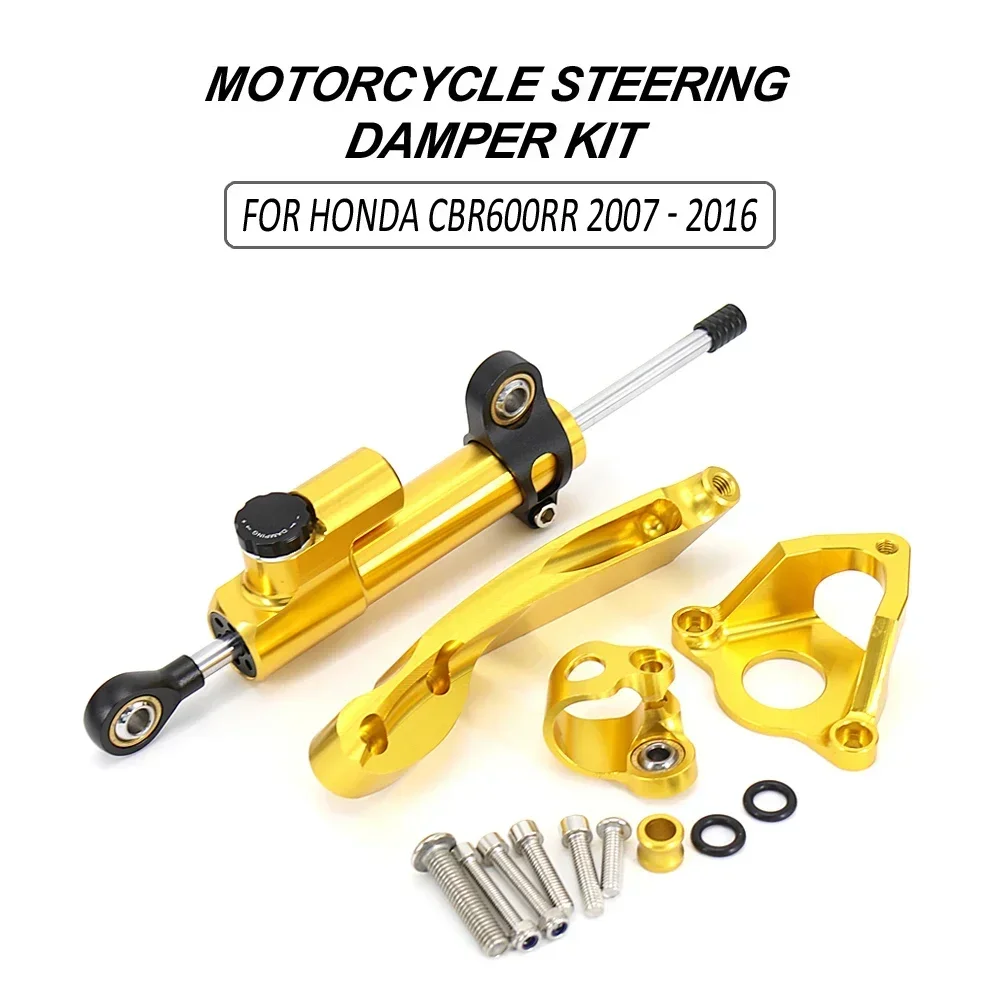 NEW Motorcycle Parts For Honda CBR600RR CBR 600 RR Steering Stabilize Damper Bracket Mount 2007-2016 2008 2009 2010 2011 2012 13