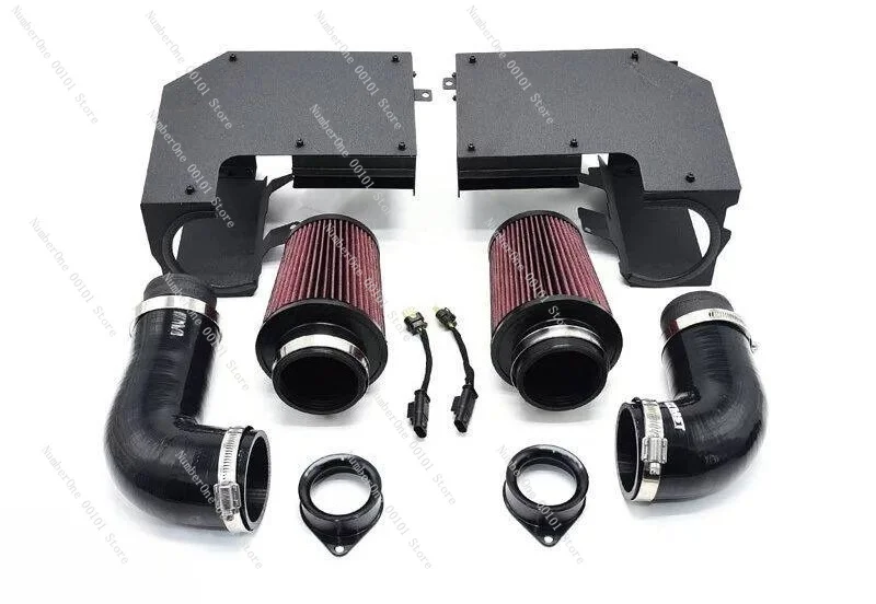 Cold Air Intake System With Air Filter Fit M276 V6 3.0L Twin Turbo Engine Auto Performance Intake Replacement Parts