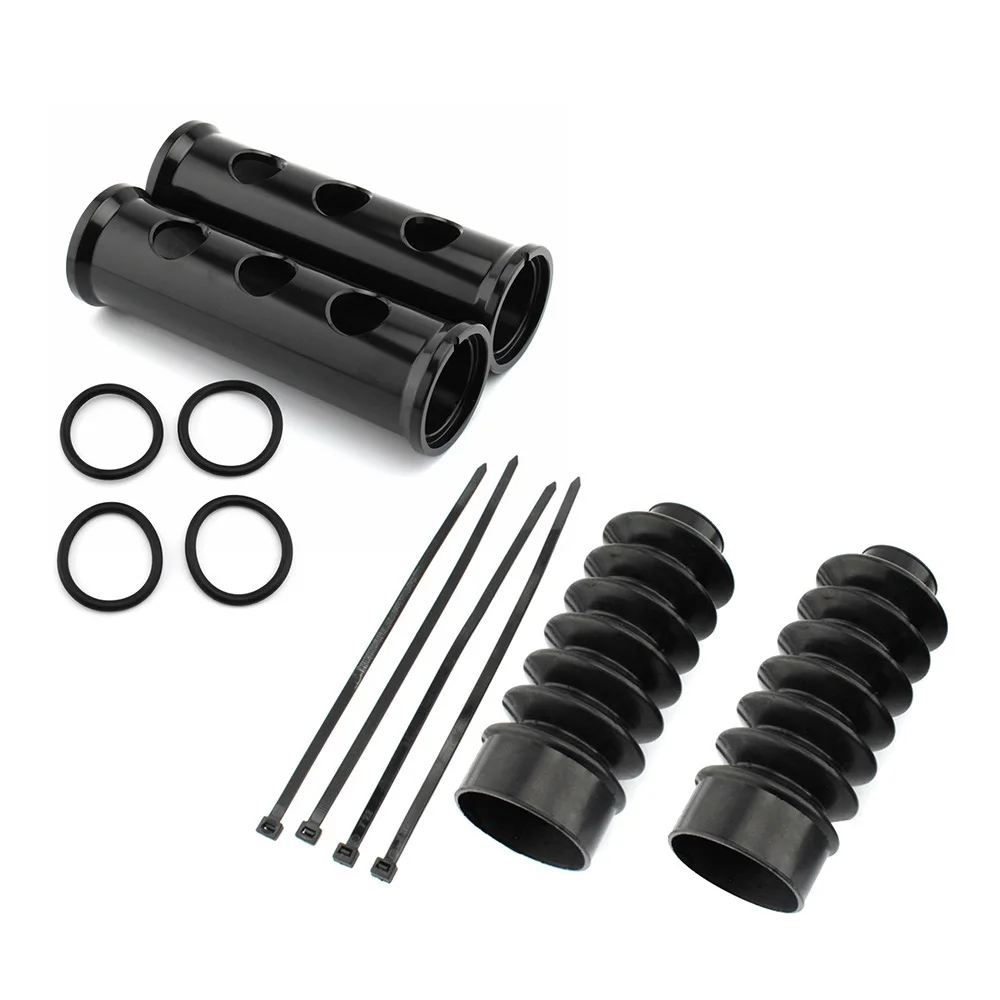 Vorderer Motorrad-Gabelschutz, unterer Gaiter-Stiefel-Stoßdämpferschutz für Harley Sportster XL883 XL1200 FXD 39 mm – Detail 4