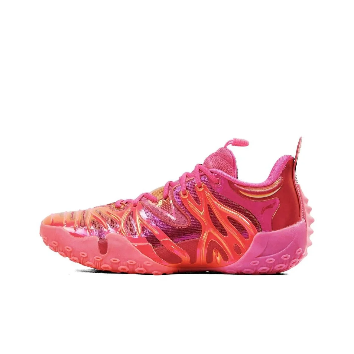 Li Ning BadFive 6 Low top Basketball Shoes Men's Pink ABFW019-11(S-BOX) view 5